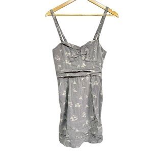 Aritzia Wilfred Free 100% Lyocell Grey & Pink Mini Dress Size 4